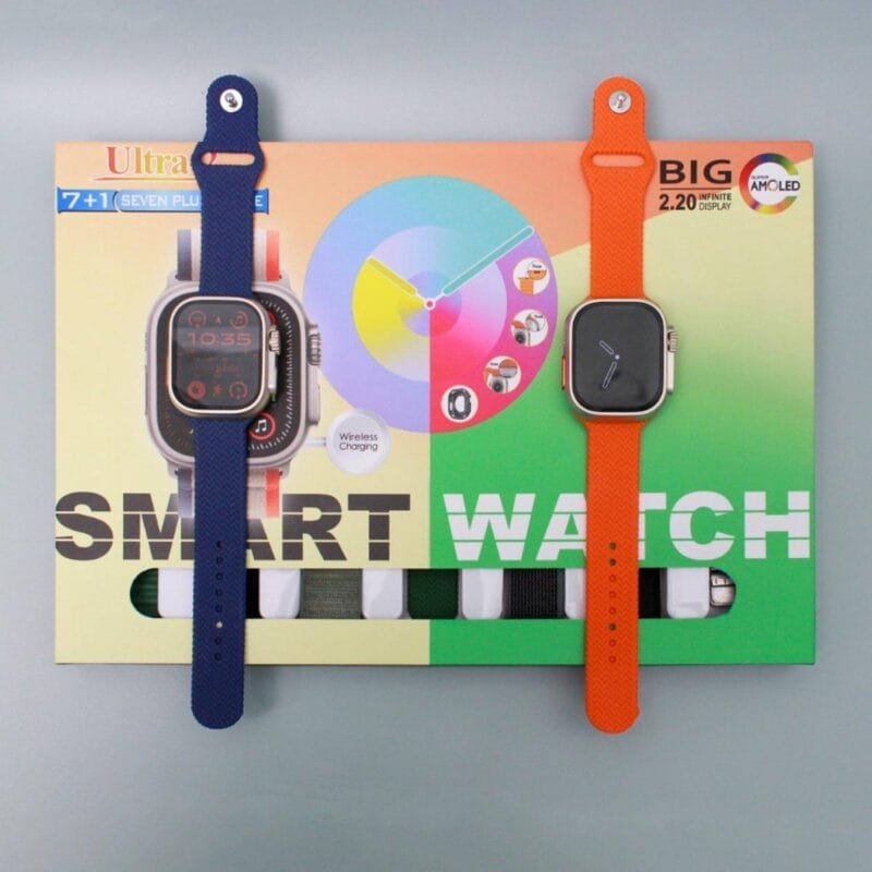 7+1 Ultra 2 - 50mm IPS Display Smart Watch (Random color) - Image 5