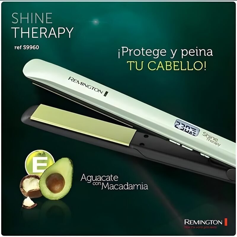 Remington hair straightener Shine Therapy Hair Straightener Flat Iron Floating Ceramic LCD Straightening Irons - Image 2