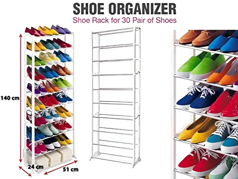 Amazing Shoe Rack Shoe Rack Organizer 30 PCs pair - Image 6