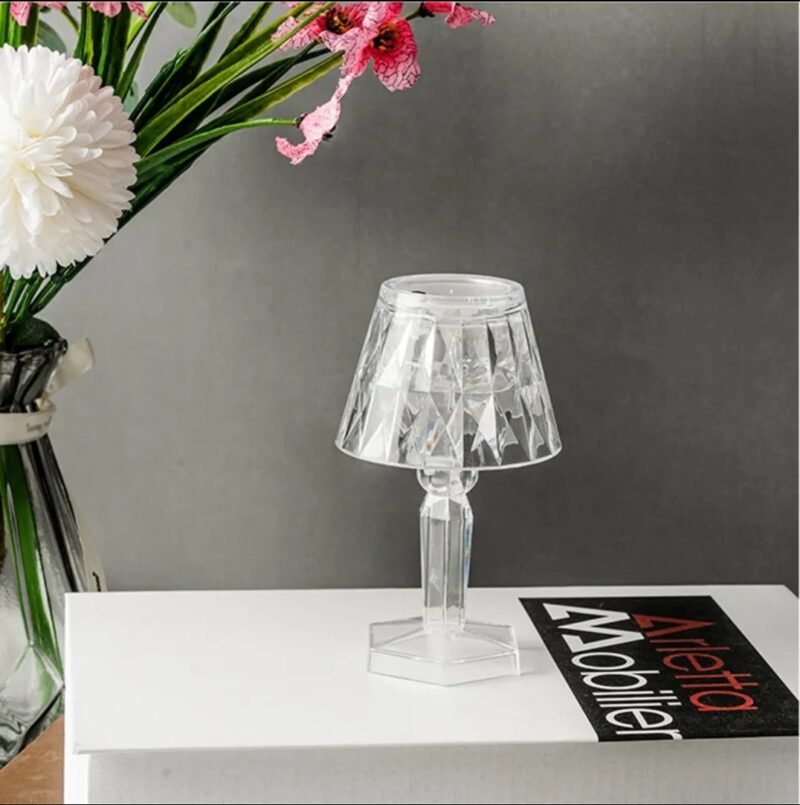 LED Night Light Crystal Diamond Table Lamp - Image 5