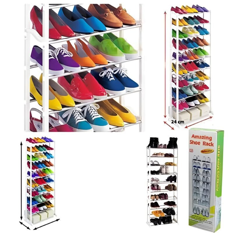Amazing Shoe Rack Shoe Rack Organizer 30 PCs pair - Image 3