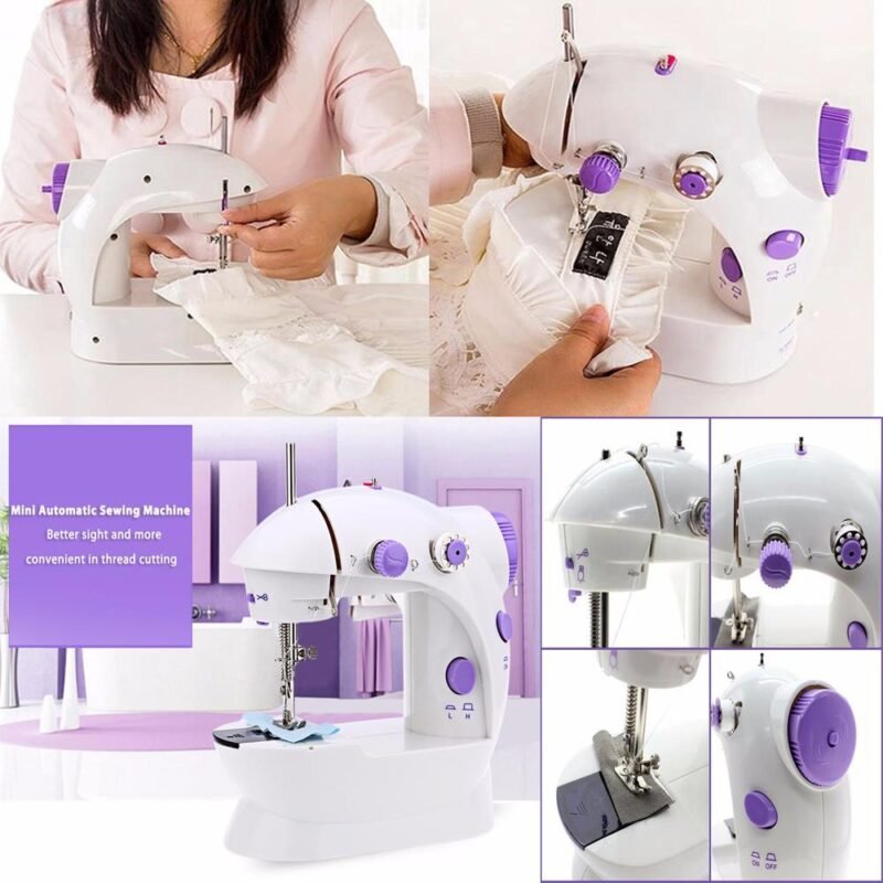 Mini Sewing Machine Electric Hand Small Sewing Machines Mini Motor Electric Sewing Machine For Home - Image 4