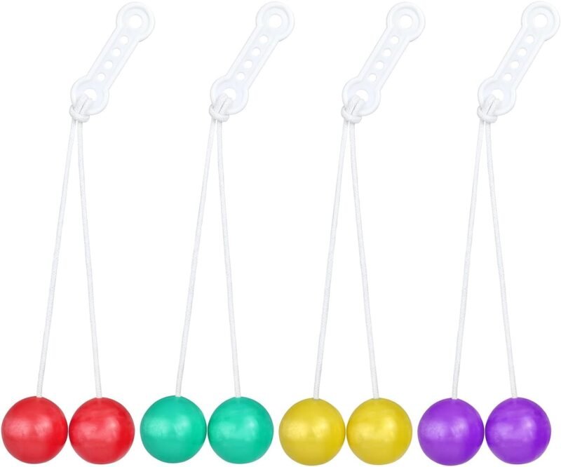 Lato Toy Tok Tok Old School Toy Click Clack Ball Bump Ball Clackers Decompression Ball Pro-clackers Ball - Image 8