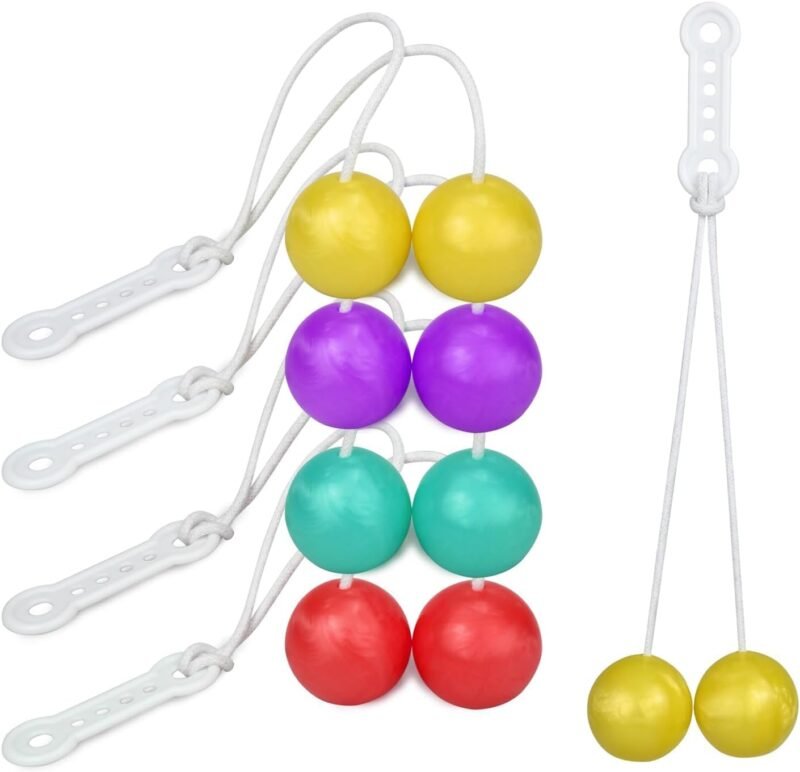 Lato Toy Tok Tok Old School Toy Click Clack Ball Bump Ball Clackers Decompression Ball Pro-clackers Ball - Image 9