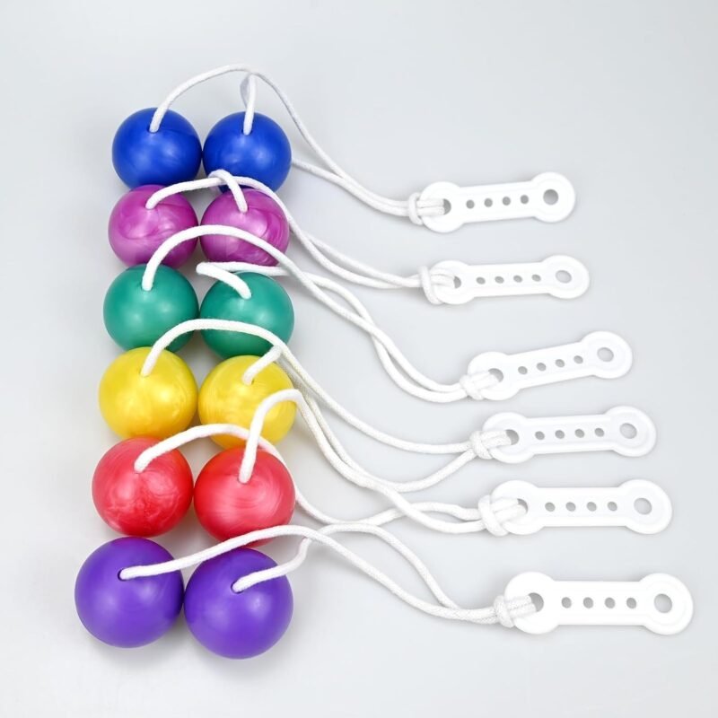 Lato Toy Tok Tok Old School Toy Click Clack Ball Bump Ball Clackers Decompression Ball Pro-clackers Ball - Image 4