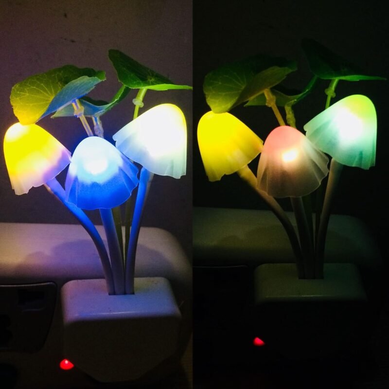 Mushroom LED Night Light For Home  ( random color ) - Image 5
