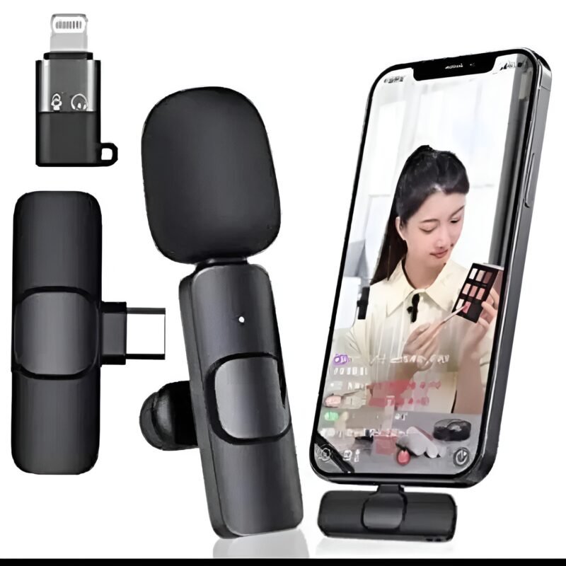 K8 Collar Wireless Microphone Type C Supported - Image 14