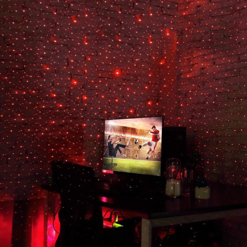 Led Galaxy Star Light | Starry Laser Projector Night Light For Home & Car Roof Decoration - Image 6