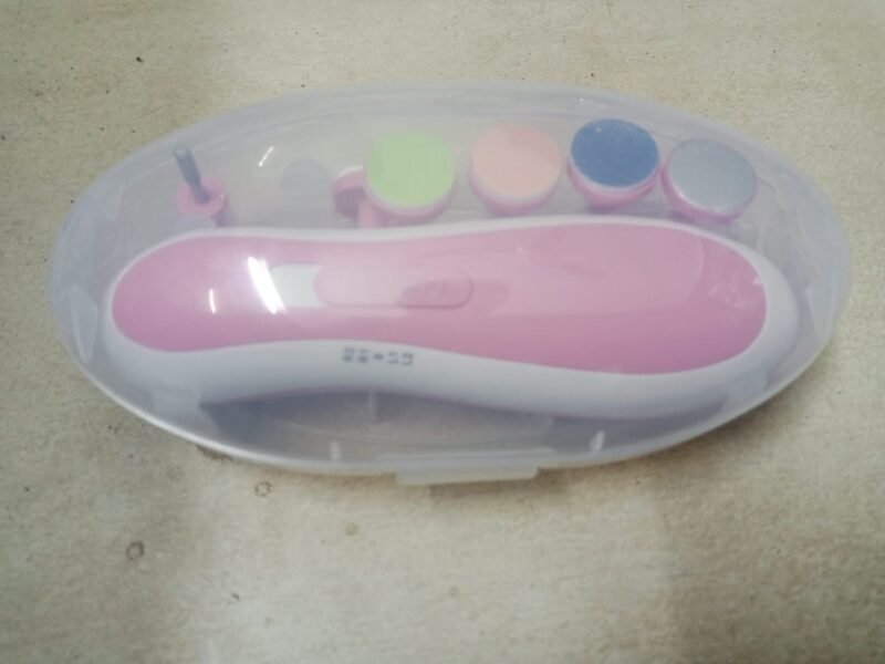 Electric Nail Clipper - Baby Nail Trimmer Clipper Set ( random color ) - Image 4