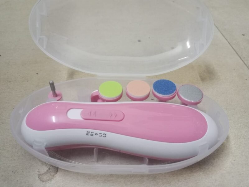 Electric Nail Clipper - Baby Nail Trimmer Clipper Set ( random color ) - Image 3