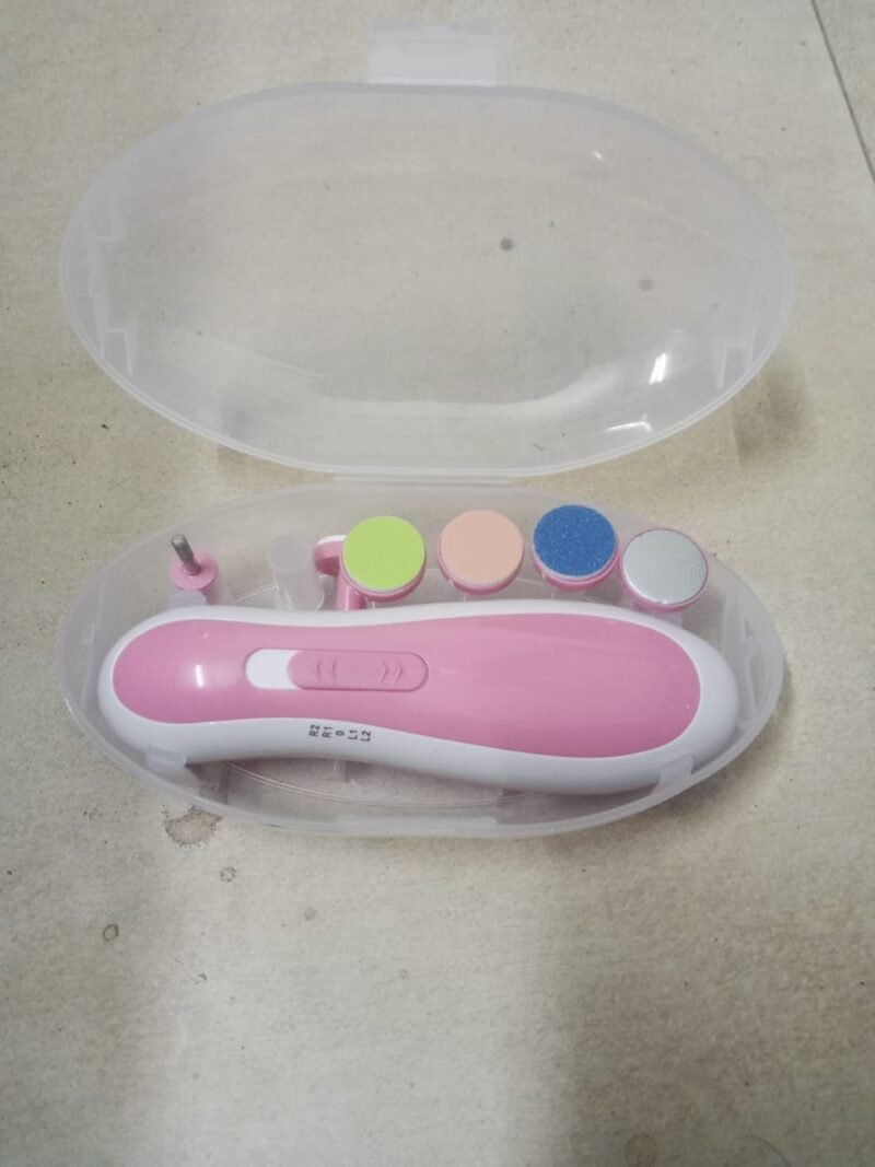 Electric Nail Clipper - Baby Nail Trimmer Clipper Set ( random color ) - Image 2