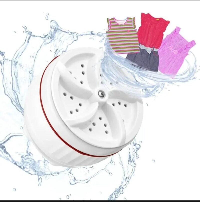 Mini Washing Machine Portable Ultrasonic Turbine Washer - Image 6