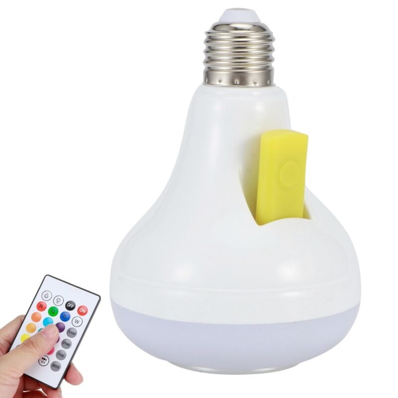 Smart LED Light Bulb with Built-in Bluetooth Speaker and Remote Control - Image 5