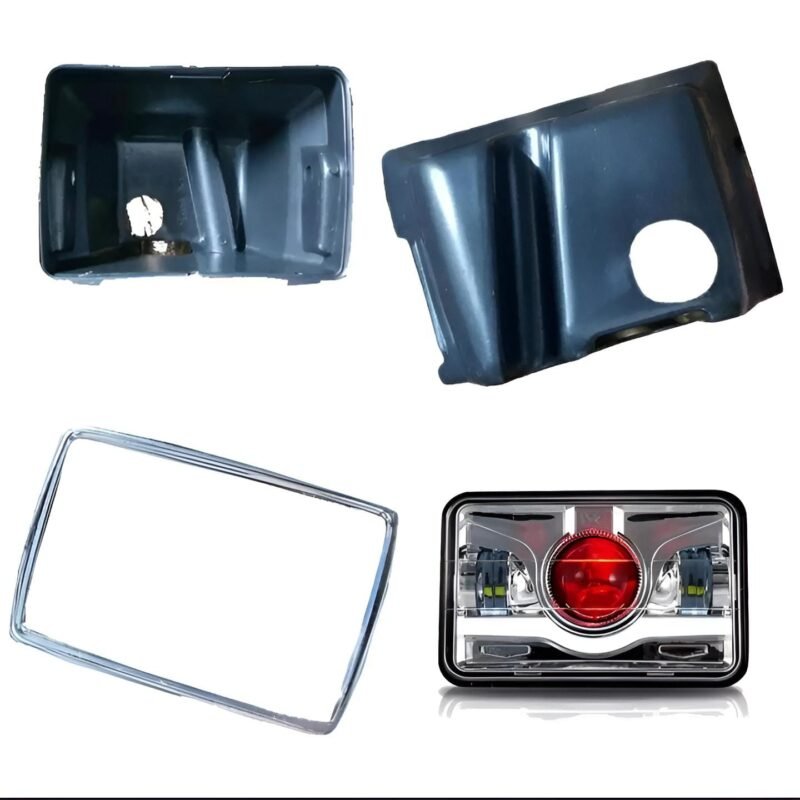 LED Headlight 6 ? 4 / square led light 4 ? 6 for all bikes | motercycle headlight for 125 cg 70cc bikes | sos pattern cg 125 and 70cc - Image 12