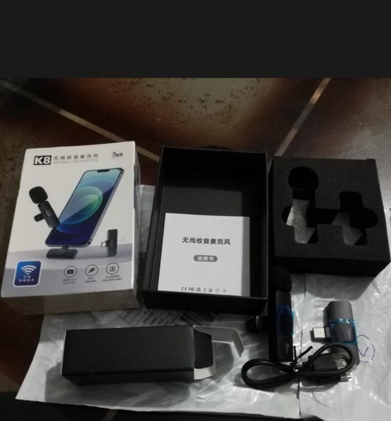 K8 Collar Wireless Microphone Type C Supported - Image 3