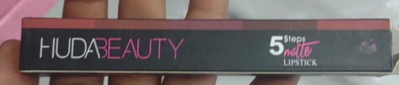 (NW00075) 5 in 1 Lipstick Pen Huda Beauty Different Shades (Random Color Shades) - Image 3