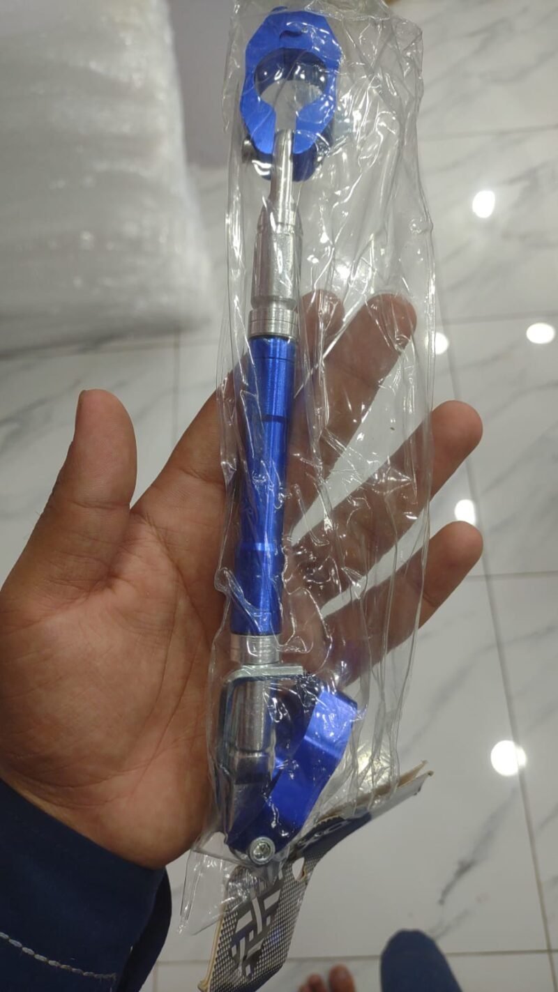 (NW000217) Motorcycle Cross Bar Handle Adjustable New Design Universal Fitting YBR / CG 125 / CD 70 / GS 150 (random color) - Image 2