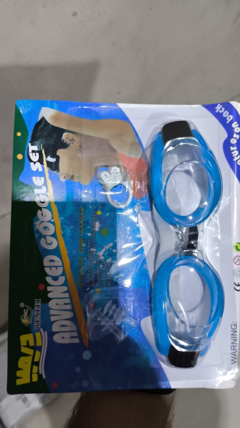 3 in 1 Swimming Goggles Advanced Swimming Goggles For Kids And Adults (Random Color) - Image 3