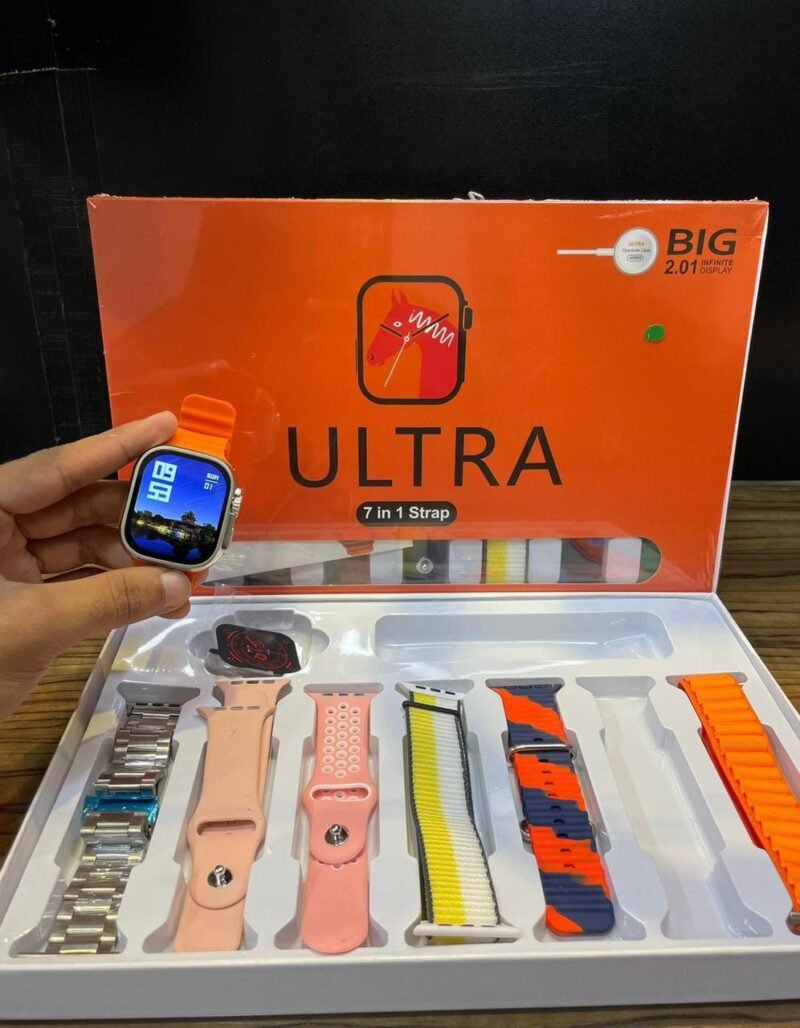 LAXASFIT 7 in 1 ultra LATEST MODEL SMART WATCH(random color) - Image 13