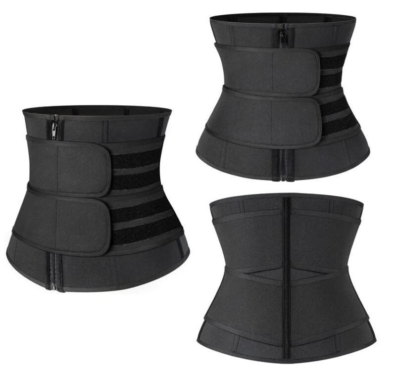 Waist Trainer Belt-Slimming Body Shaper Belts Sport Girdle with two strap - Image 3