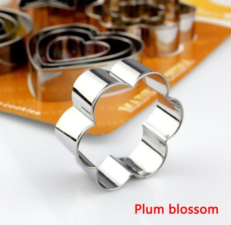 12 pcs, stainless steel cookie cutter, DIY, cookie cutter, star, heart, cutter, baking dish, new cake tool, fried egg, shaper, kitchen mold tool - Image 4