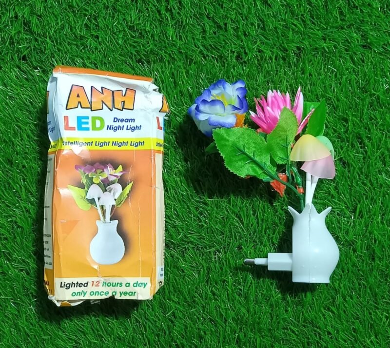 (NW000146) Mushroom Night Light Dusk To Dawn Sensor LED Night Lights Flower Lamp Bedroom Babyroom Lamps For Kids Gifts - Image 2