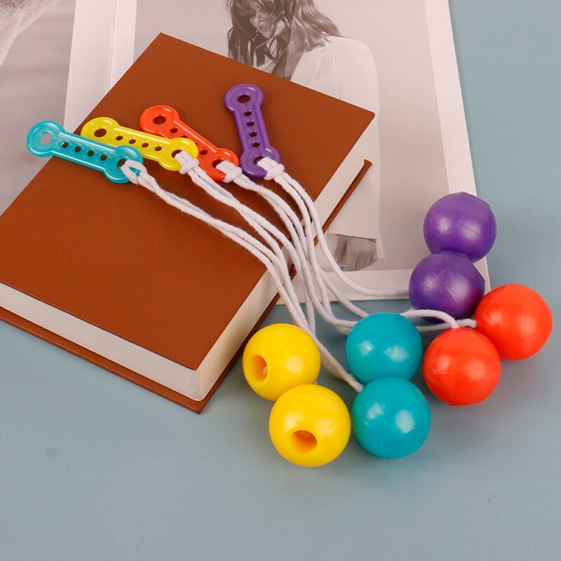 Lato Toy Tok Tok Old School Toy Click Clack Ball Bump Ball Clackers Decompression Ball Pro-clackers Ball - Image 10