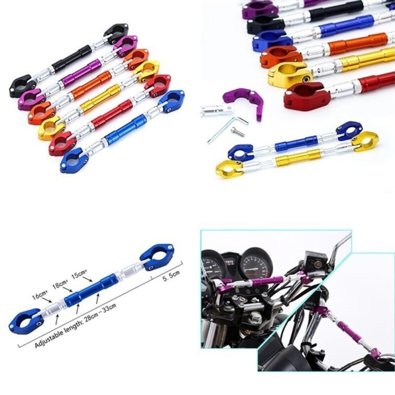 (NW000217) Motorcycle Cross Bar Handle Adjustable New Design Universal Fitting YBR / CG 125 / CD 70 / GS 150 (random color) - Image 4