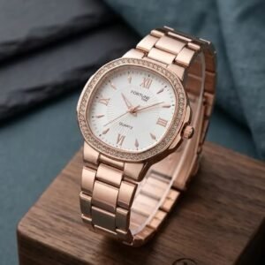 Rose Gold Analog Wrist Watch