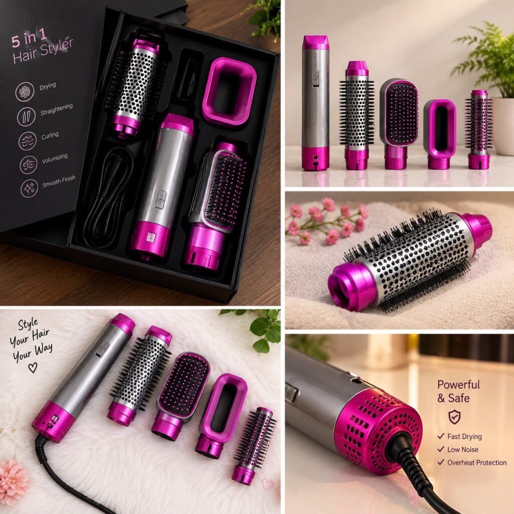 5-in-1 Hot Air Hair Styler Kit